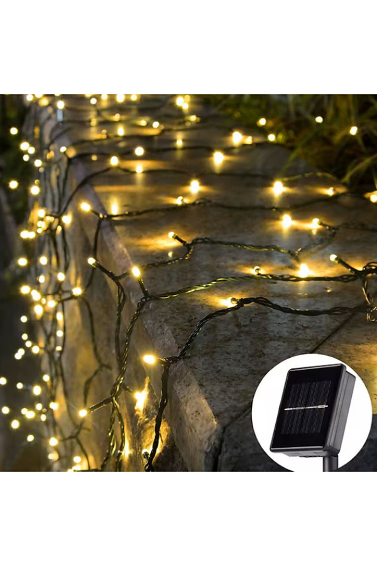 Solar Si̇yah Kablo Bahçe Aydınlatması