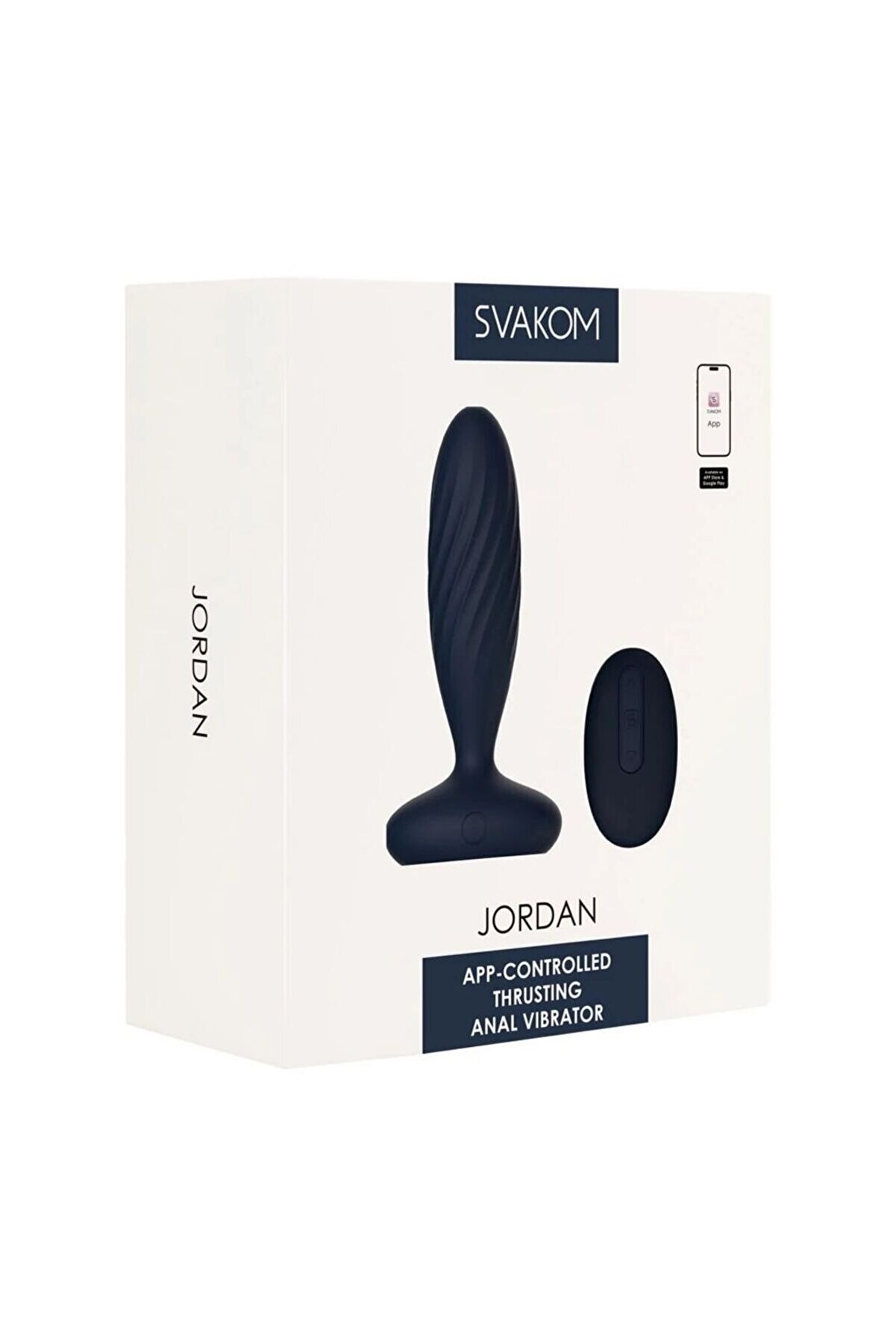 Svakom Jordan Telefon Kontroll&uuml; İleri̇ Geri̇ Hareketli̇ Anal Vi̇brat&ouml;r