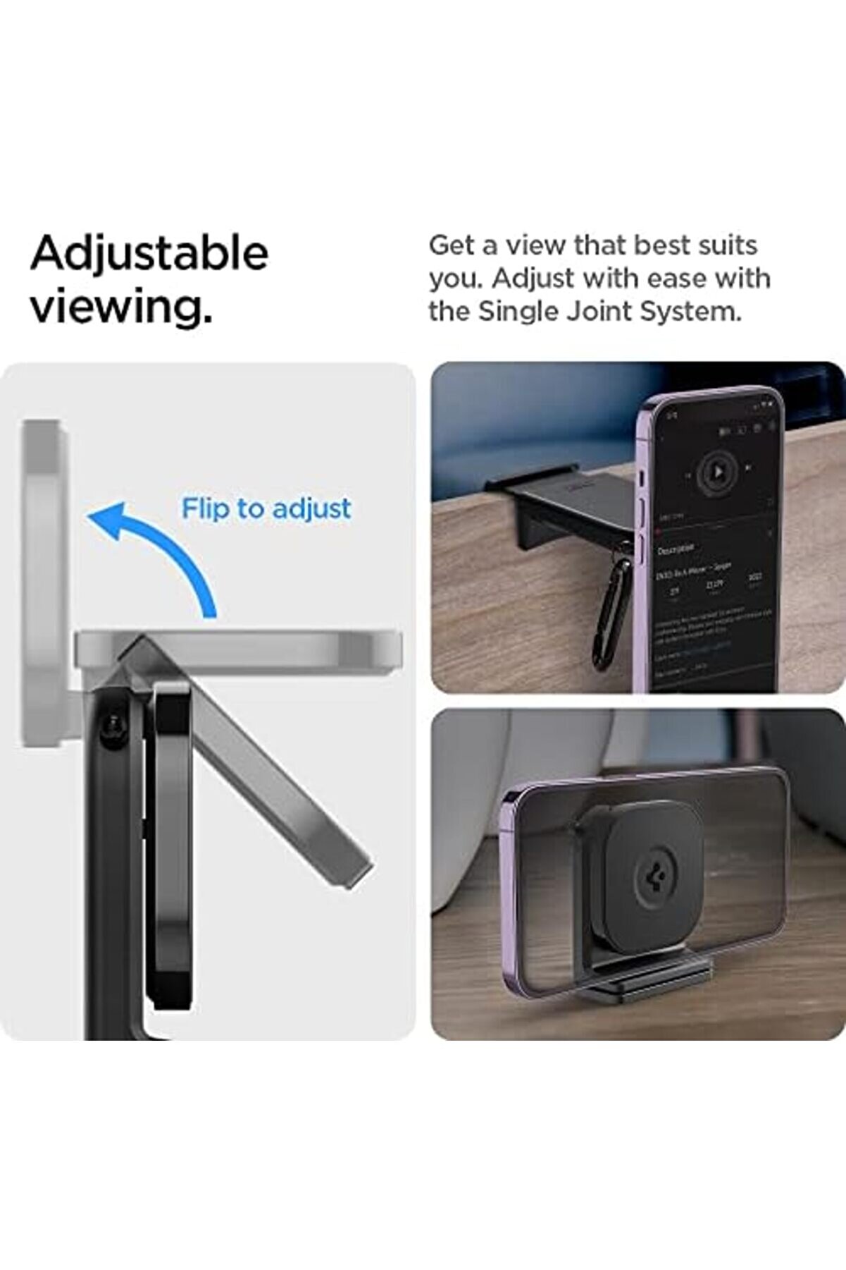 Eli̇zzashop Magfi̇t In-Fli̇ght Uçak Yolcu İçi̇n Telefon Tutucu İphone İçi̇n Magsafe Özelli̇kli̇ Onetap Itst