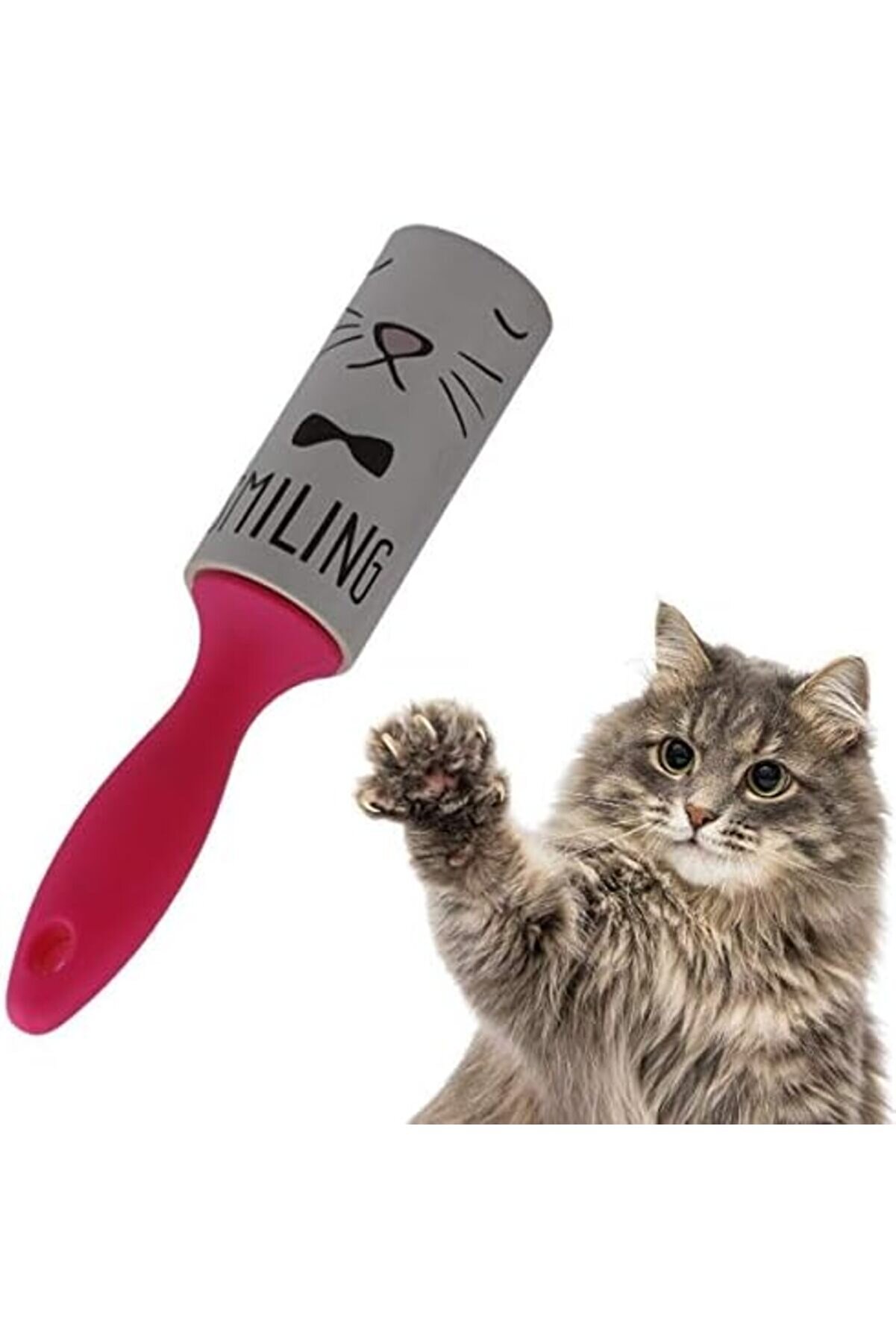 Eli̇zzashop Evci̇l Hayvan Tüy Alma Ve Toz Temi̇zleme Rulosu, Prati̇k, Yapışkanlı, 50 Yaprak Eli̇zzashop 1