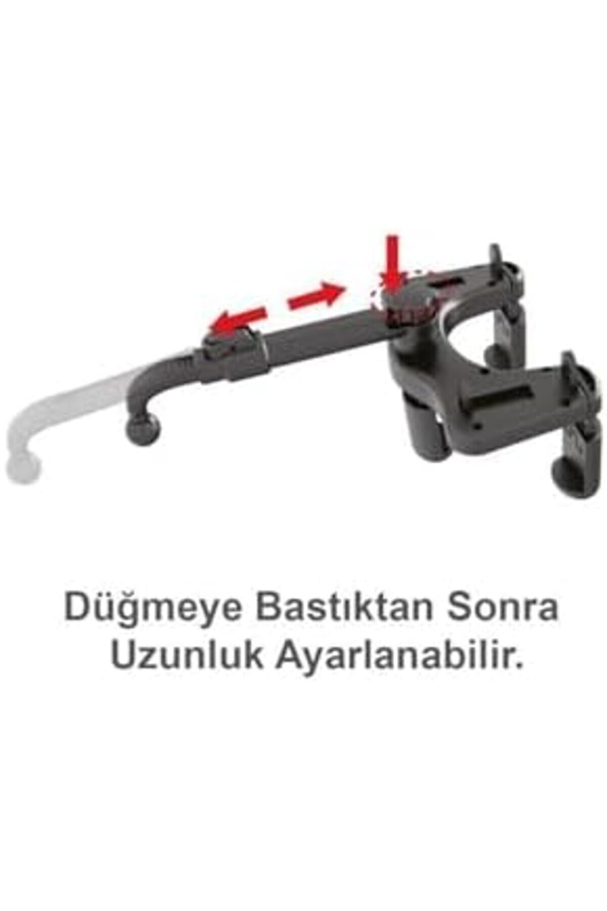 Profesyonel Araç İçi̇ Telefon Tutucu Ergonomi̇k Tasarım Rahat Kullanım Di̇ki̇z Aynasına Montaj 360 Derec