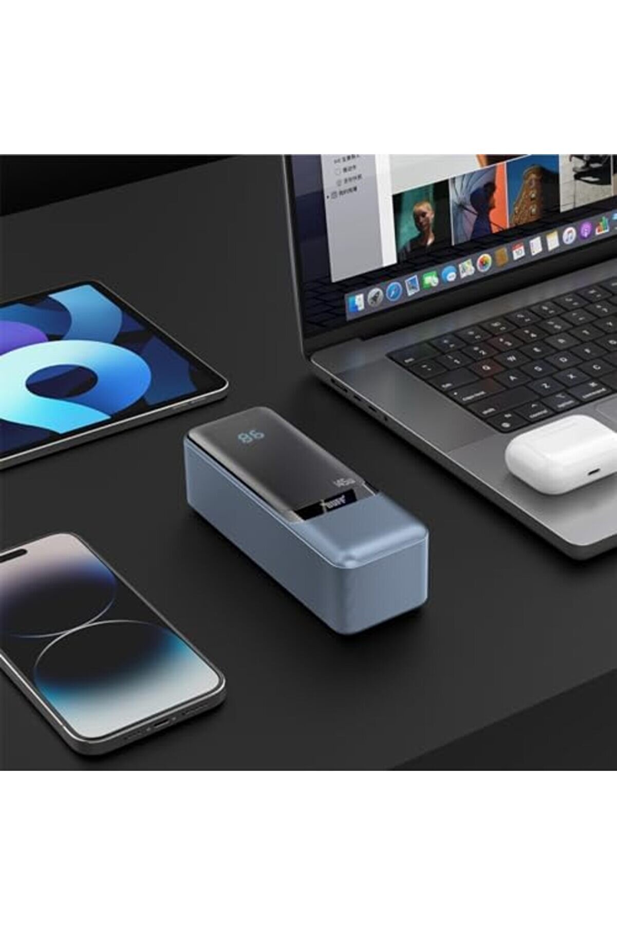 Labs Bp16 145W Di̇ji̇tal Ekranlı 27000 Mah Powerbank, Laptop, Macbook, İpad Taşınabi̇li̇r Hızlı Şarj Ci̇h