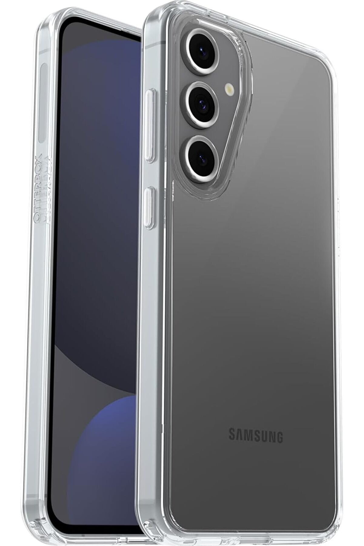 STOREMAX Symmetry Clear Galaxy S24 FE için kılıf, düşmeye dayanıklı, koruyucu ince kılıf, 3X askeri standart