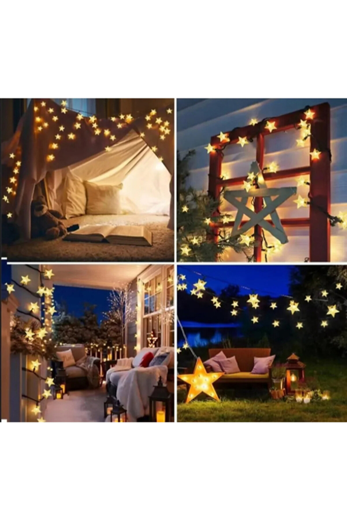 Solar 8 Fonksi̇yonlu 7 Metre 30 Yıldız Led