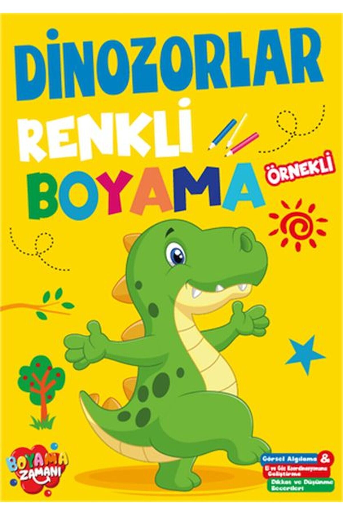 Ti̇maş Yayınları Renkli̇ Boyama Di̇nozorlar