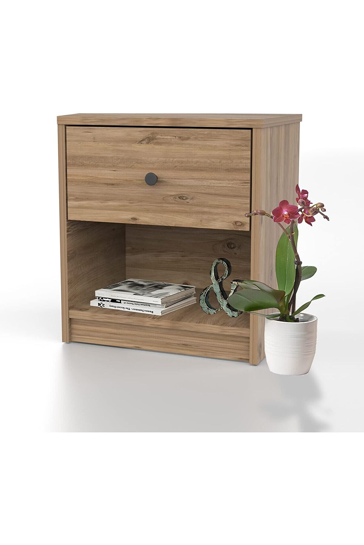 STOREMAX KMD110-Ceviz Tek &Ccedil;ekmeceli Komodin 1014773