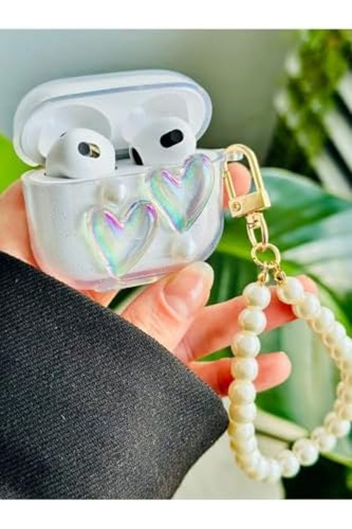 3. Nesi̇l İle Uyumlu Oyuncaklı Tasarım Kalın Si̇li̇kon Kılıf - Inci̇li̇kalp 1014773