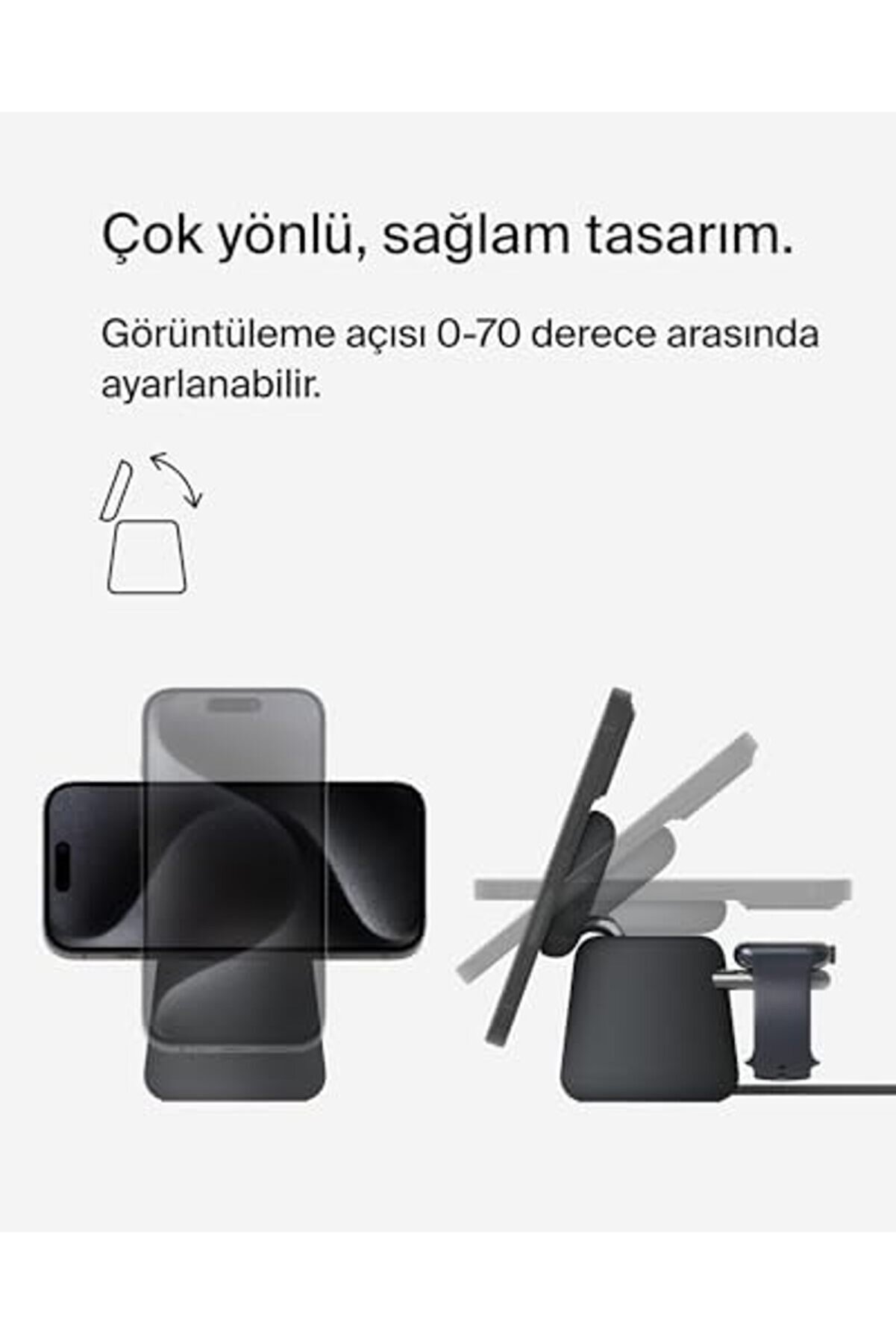 Boostcharge Pro 2 Si̇ 1 Arada Kablosuz Şarj İstasyonu 1014773