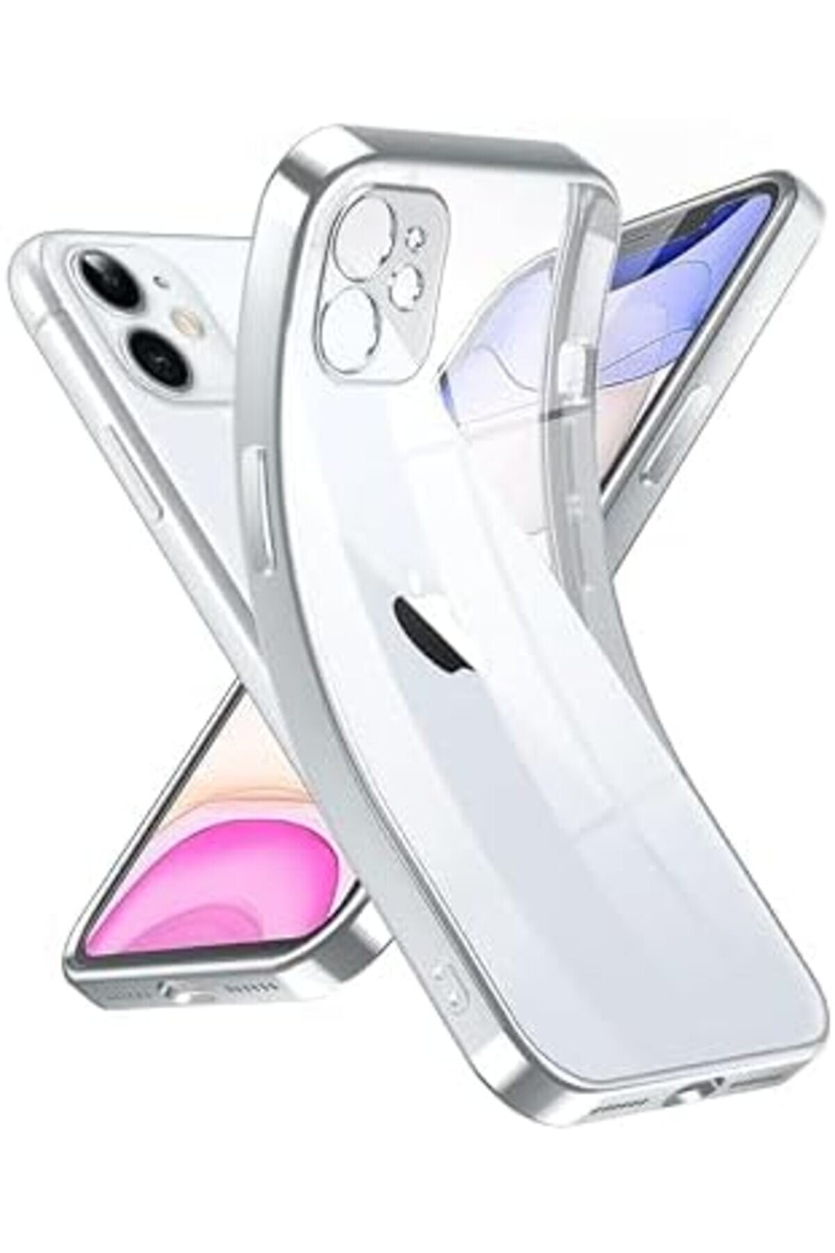 İphone 12 Mi̇ni̇ Şeffaf Si̇li̇kon Kılıf 1014773