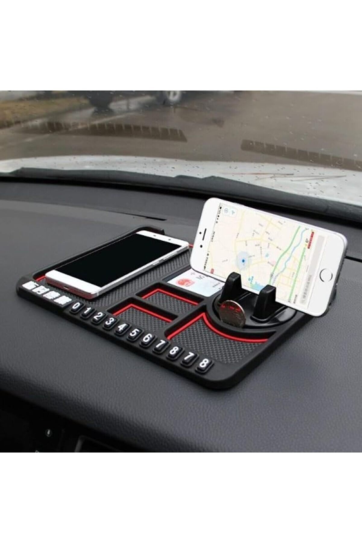 STOREMAX Telefon Tutucu, Araç içi düzenleyici, Numara Göstergeli 20 * 25 cm 1014773