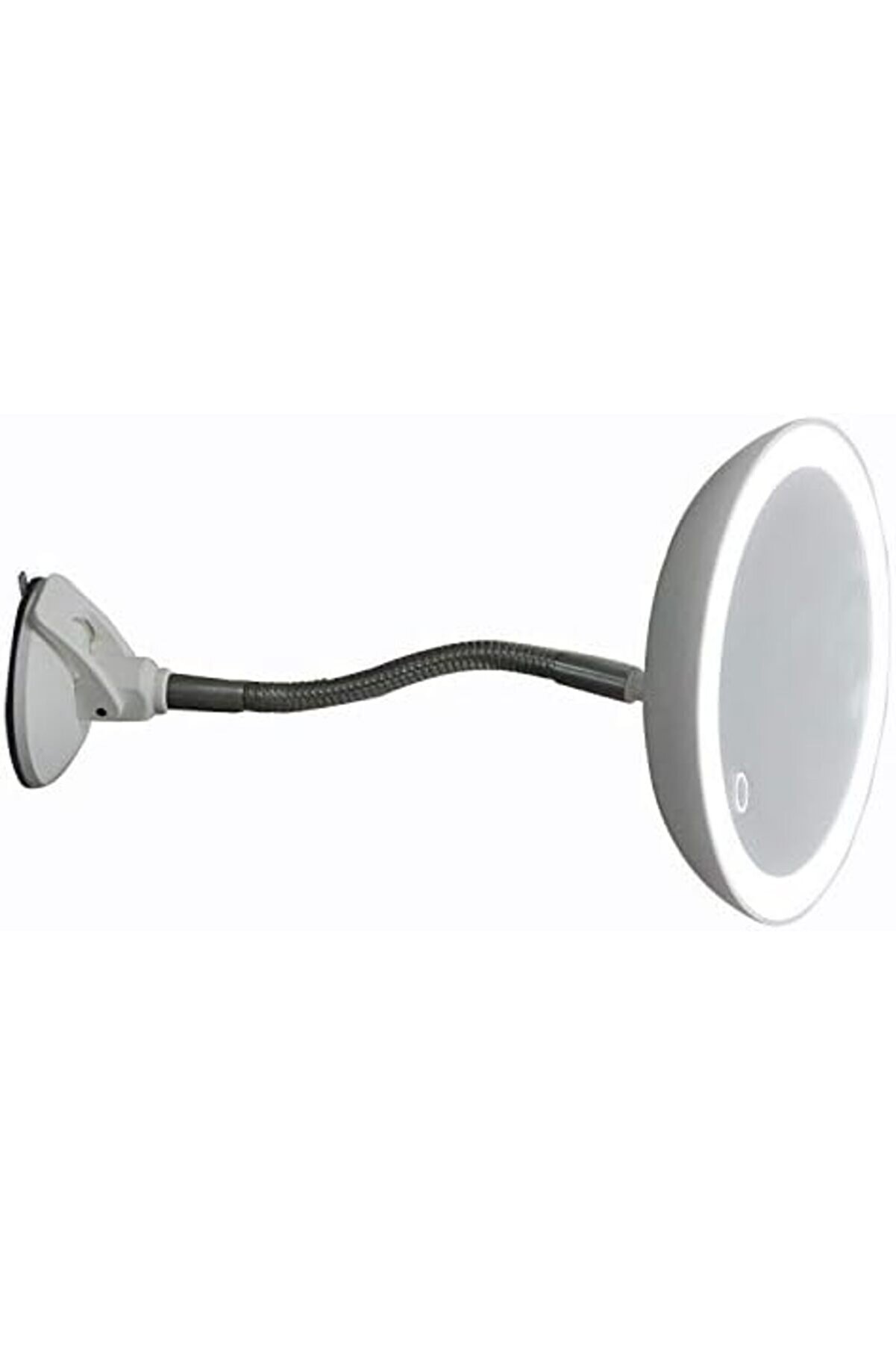 STOREMAX OF MYTH - Şerit LED Işıklı Makyaj-Tıraş Aynası, 10X HD Büyütme, Esnek, Dokunmatik Işık Kısma, Ayarla