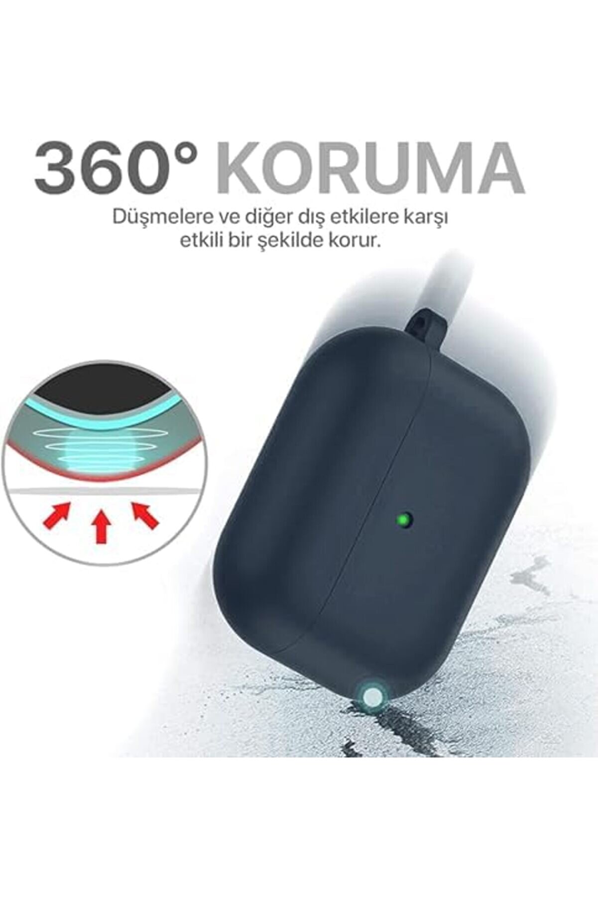 Pro Lansman Si̇li̇kon Kılıf (Laci̇vert) 1014773