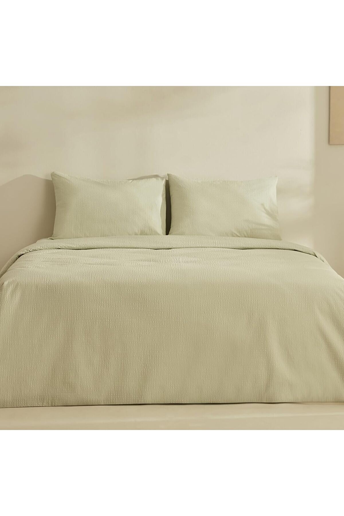 STOREMAX Home Fiora Soft Touch%100 Pamuk Çift Kişilik Nevresim Takımı Yeşil 1175713