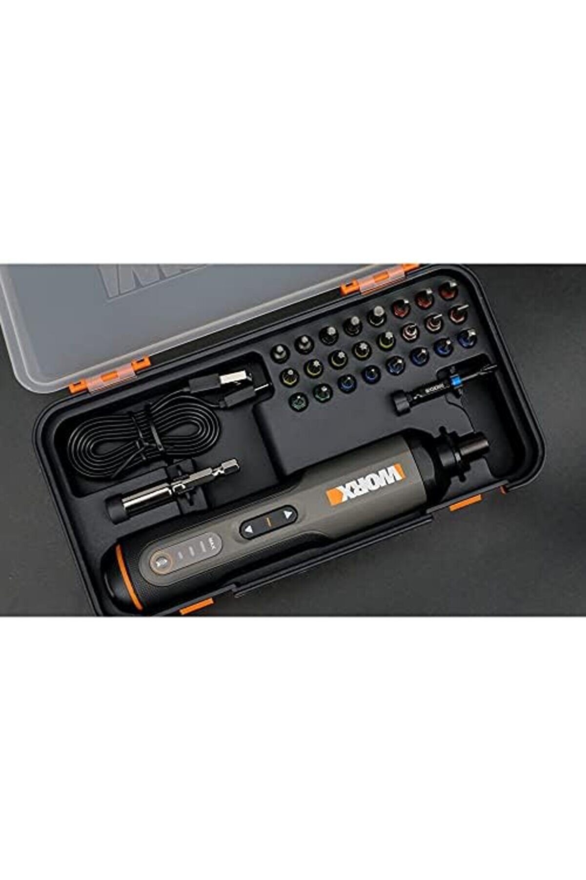 Wx240 4Volt/1.5Ah. Li̇-İon Akıllı Şarjlı Tornavi̇da + 26 Adet Uç 1014773