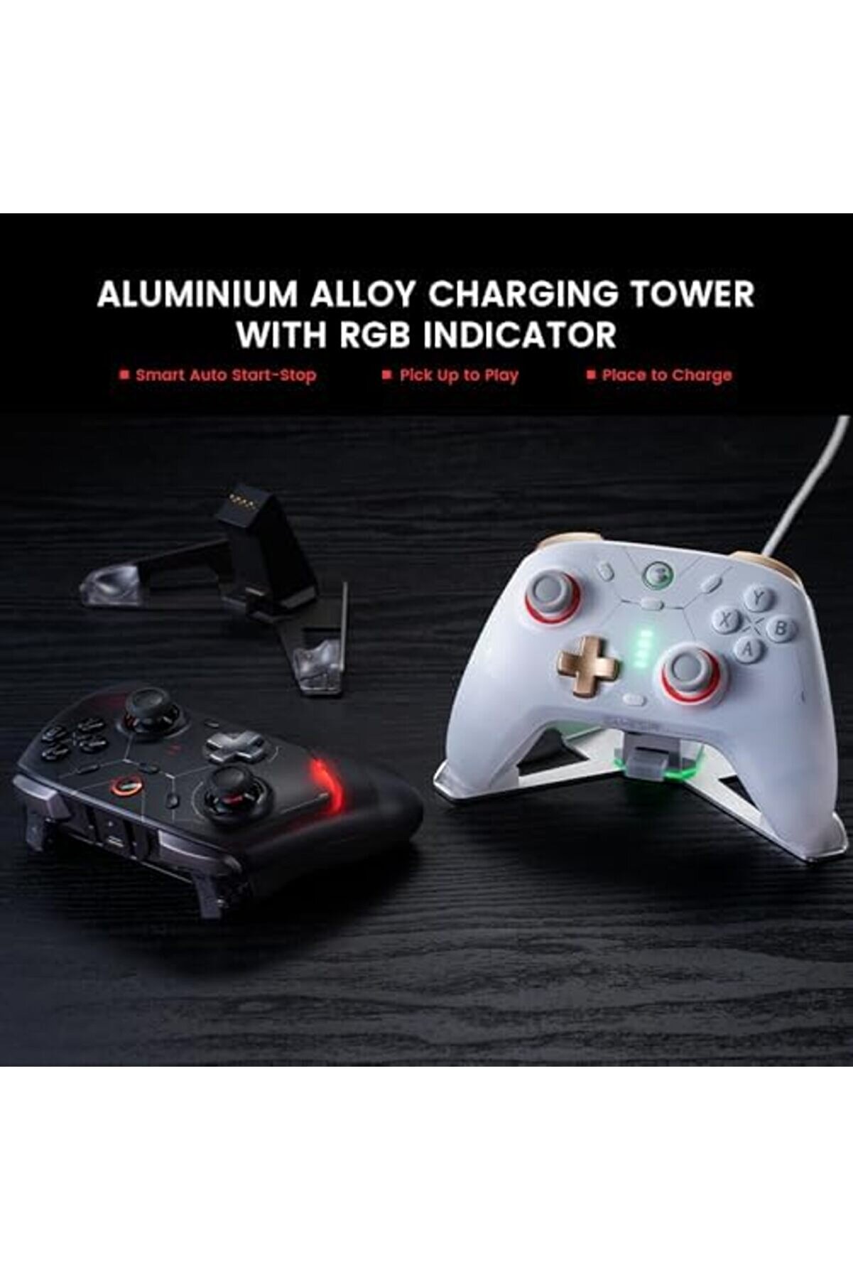 Cyclone 2 Controller - 1000Hz Polli̇ng Rate, Tmr Joysti̇cks, Hall/Mi̇cro 2-İn-1 Tri̇ggers For Pc/Swi̇tch/