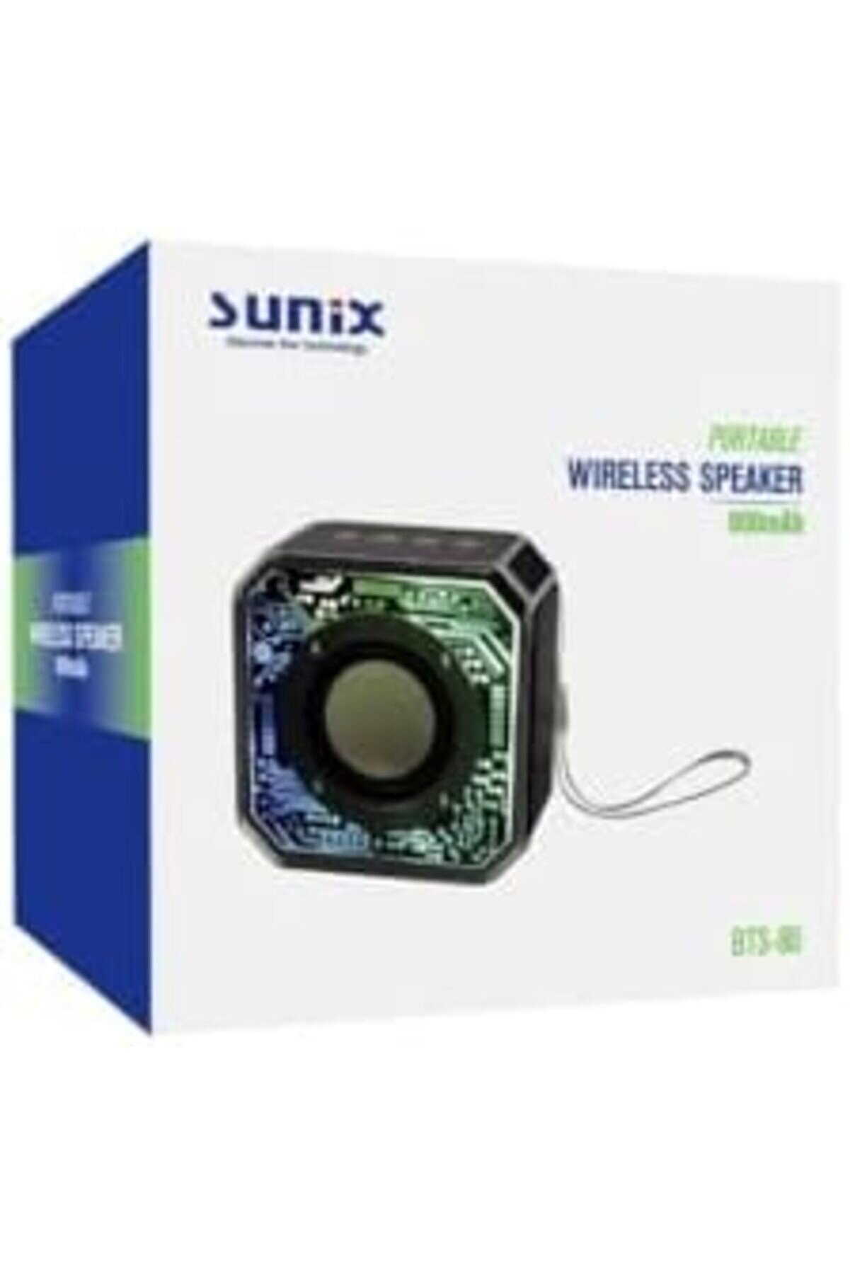 800 Mah Kablosuz 5.2 Ledli̇ Taşınabi̇li̇r Hoparlör Yeşi̇l Bts-86 978262