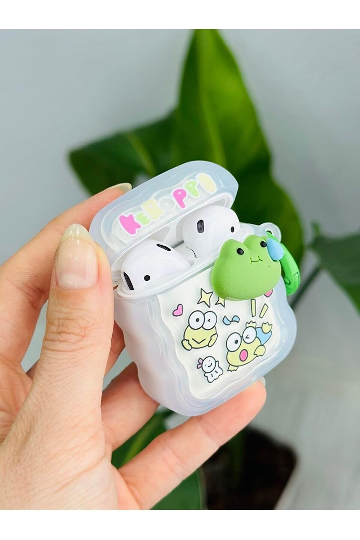 STOREMAX 1. Nesil Ve 2. Nesil ile Uyumlu Oyuncak Tasarımlı Kalın Silikon Kılıf - Şeffafkurbağa 1175713