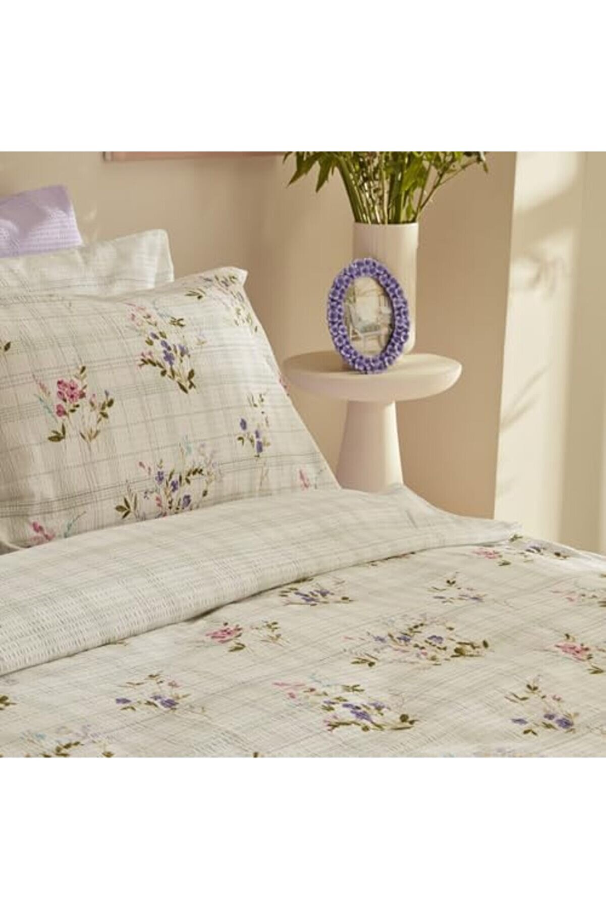 Mi̇nella%100 Pamuk Soft Çi̇ft Ki̇şi̇li̇k Nevresi̇m Takımı Li̇la 1014773