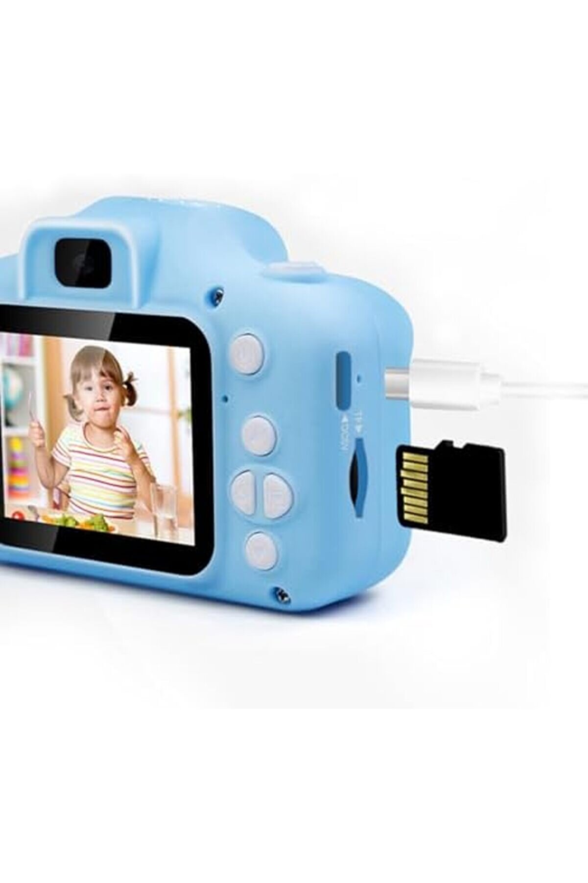 Svngsphereshop Xj01 Mi̇ni̇ Di̇ji̇tal Oyunlu Çocuk Kamerası – Ön/Arka Kamera, 8X Zoom, 1080P Vi̇deo, Oyunl