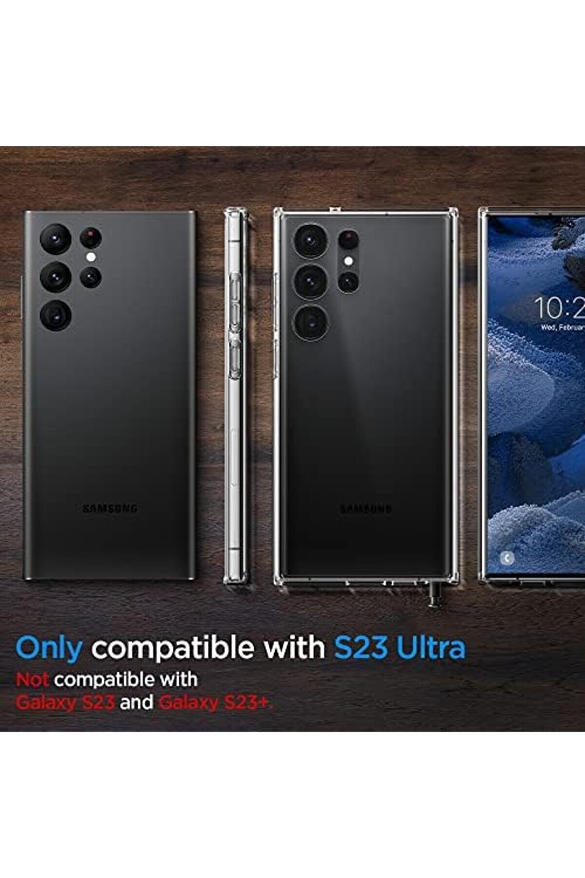 S23 Ultra Kılıf Ultra Crystal Clear - Acs05