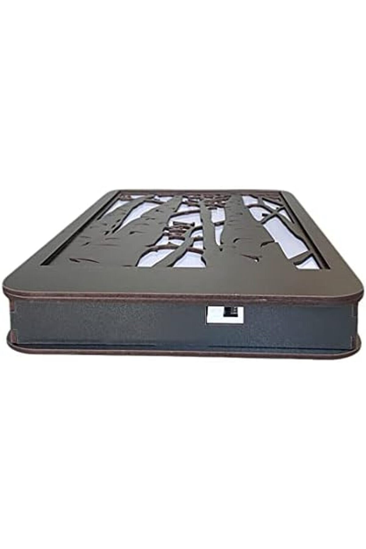 Led Işıklı Ağaç Desenli̇ Ahşap Dekor 1014773