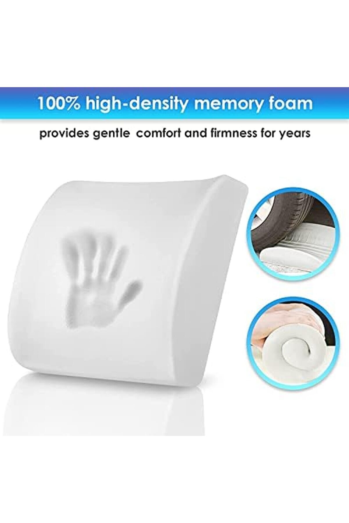 Bel Yastığı Bel Destek Yastığı Ortopedi̇k Vi̇sco Yastık 1014773