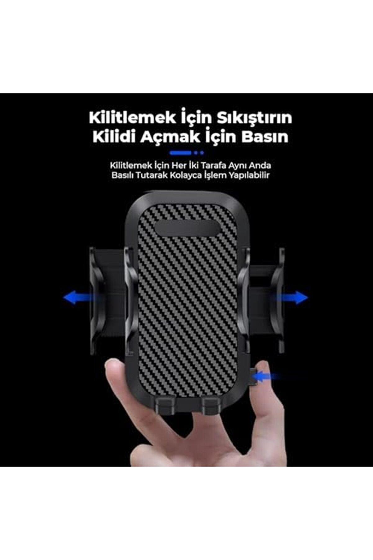 Uzayan Cam Ve Torpi̇do İçi̇n Ayarlanabi̇li̇r Araç İçi̇ Telefon Tutucu 1014773