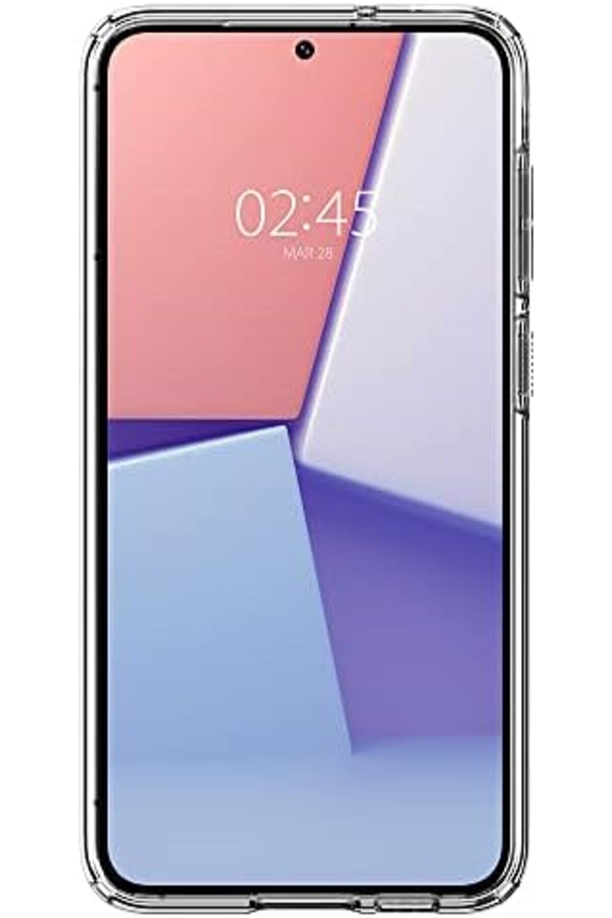 S23 Kılıf Crystal 4 Tarafı Tam Koruma Crystal Clear - Acs05