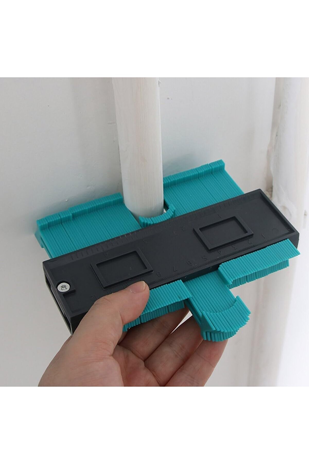 STOREMAX svngsphereshop Fonksiyonlu Plastik Kontur Ölçüm Cihazı Ahşap Fayans 12 Cm svngsphereshop 917250