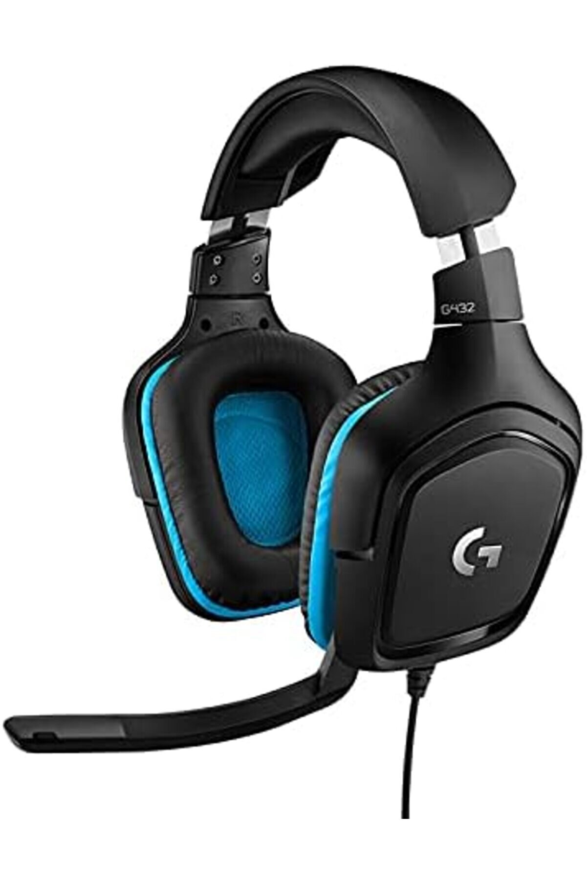 G G432 Kablolu Oyuncu Kulaklığı, 7.1 Surround Ses, Dts Kulaklık X 2.0, 6Mm Mi̇krofon, Wi̇ndows, Mac,