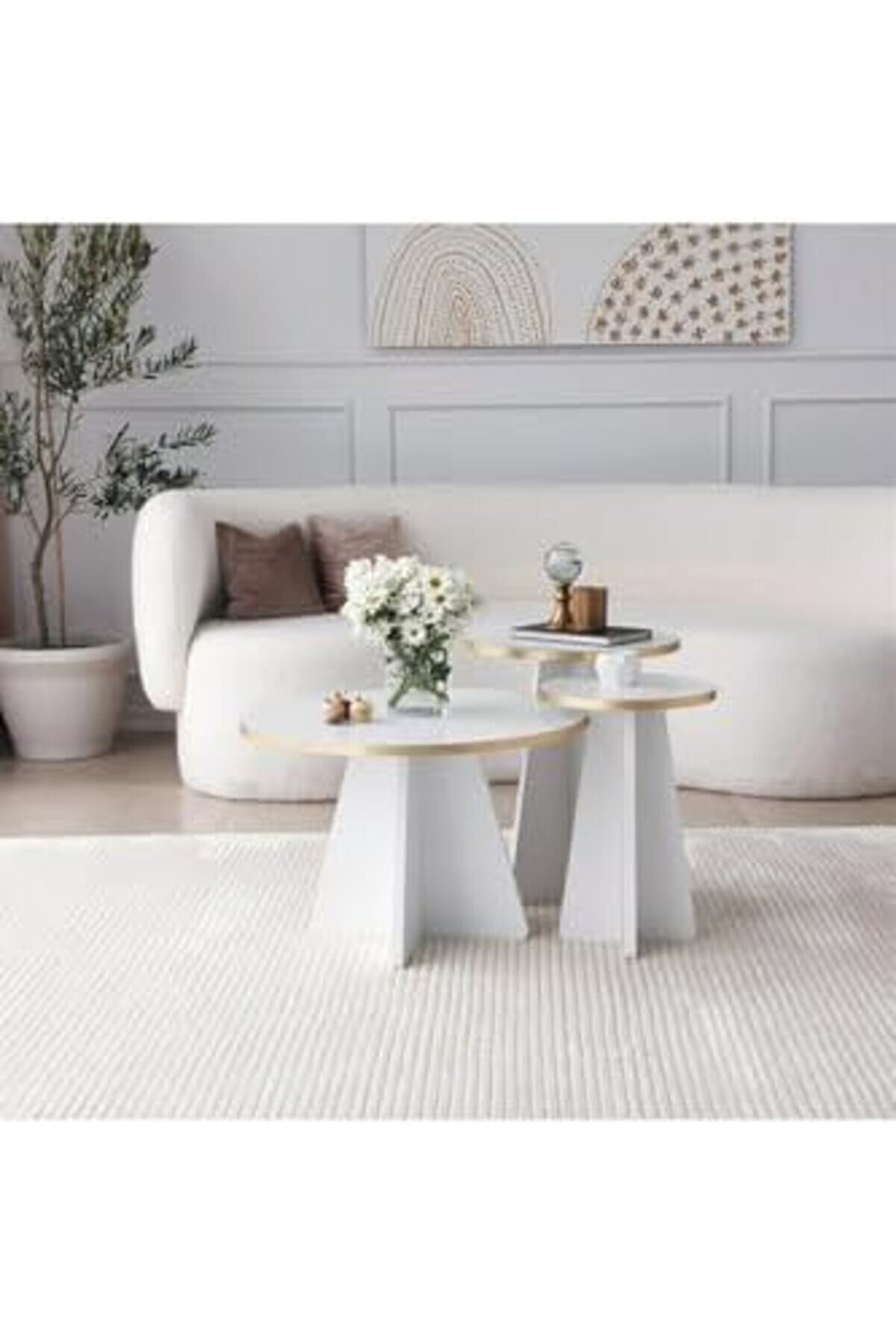 Mushroom Sehpa /Beyaz 1014773