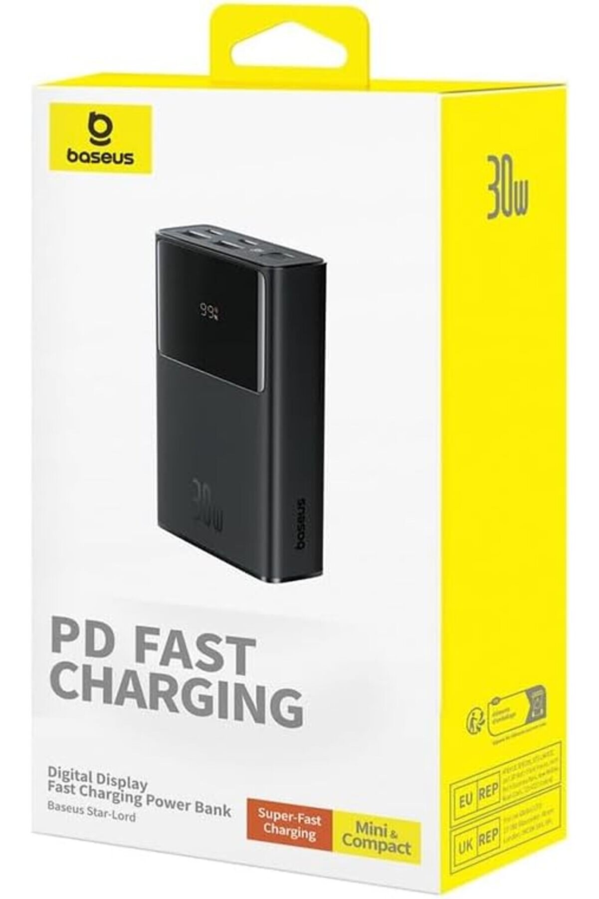 Star- 10.000 Mah Powerbank 30W-Si̇yah 1014773