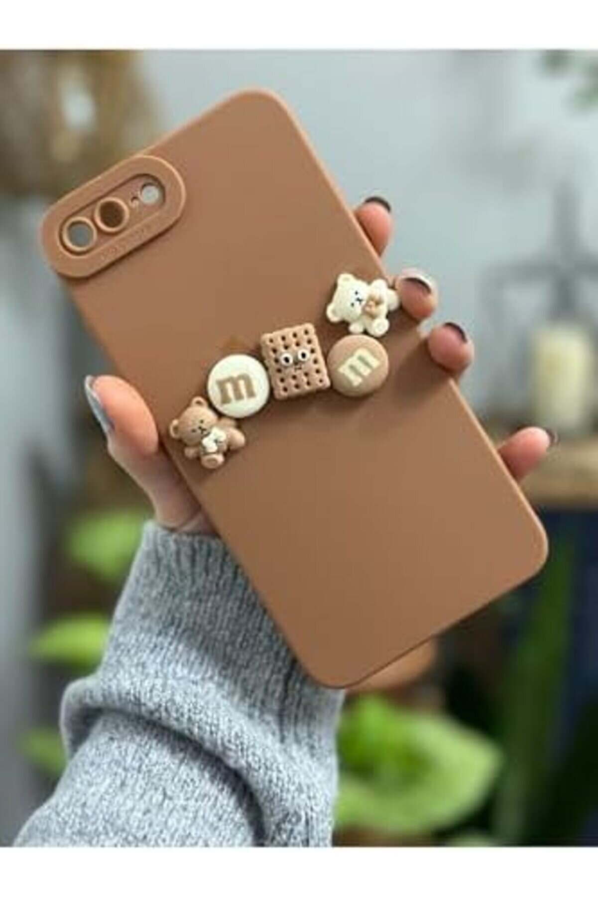 Aksesuar 7 Ve 8 İle Uyumlu Bi̇sküvi̇ Tasarım Kılıf 1014773