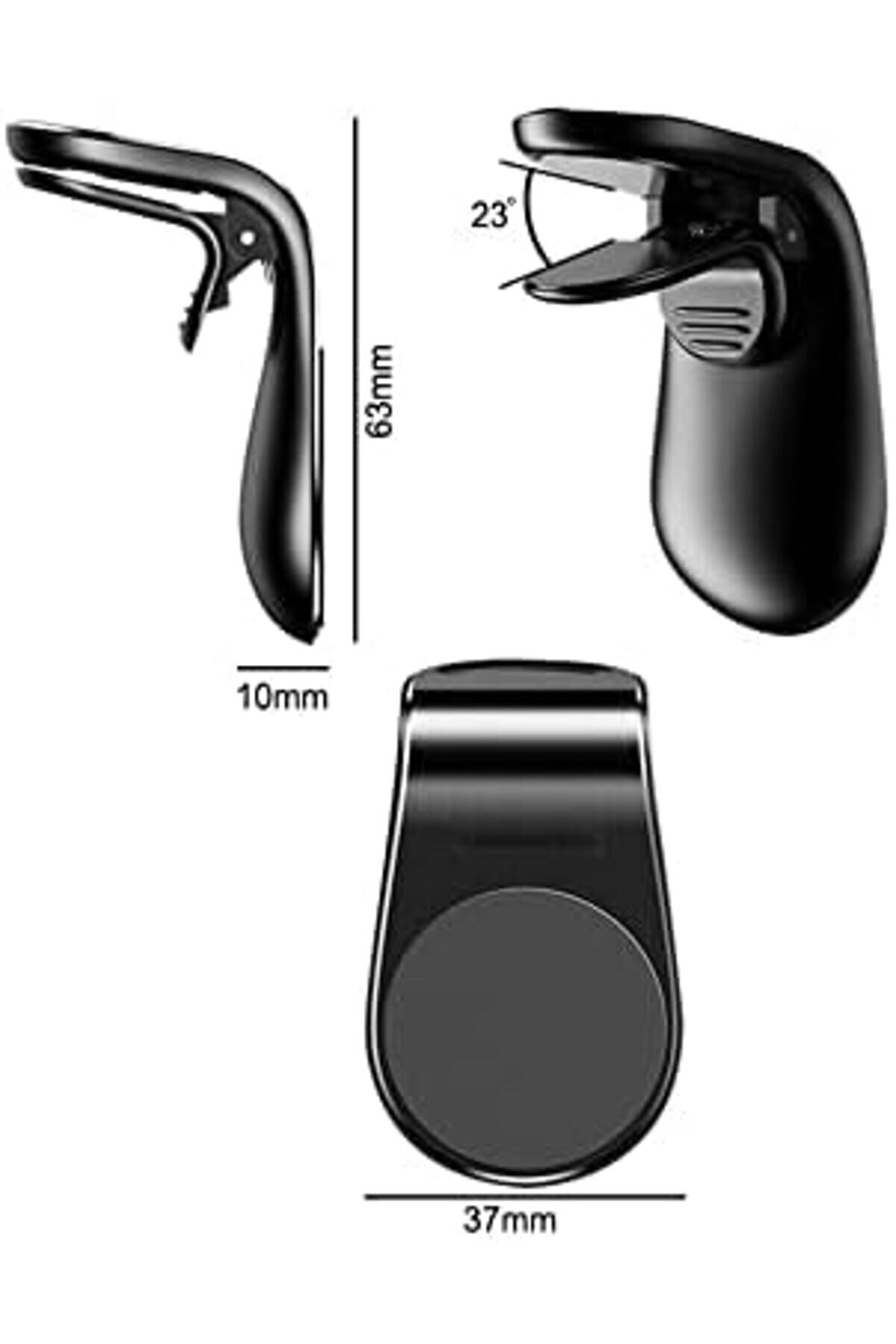Oto Araç İçi̇ Manyeti̇k Mandallı Kli̇ma Telefon Tutucu 1014773