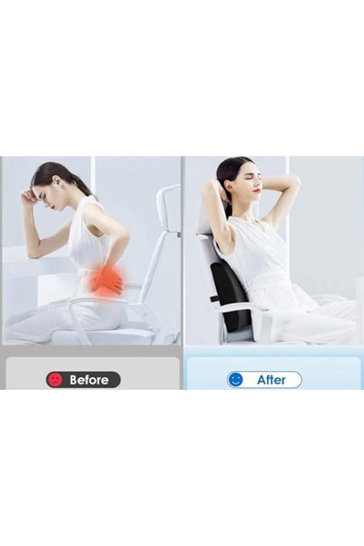 Ortopedi̇k Sırt Bel Ofi̇s Oturma Bel Destek Yastığı Sırt 1014773