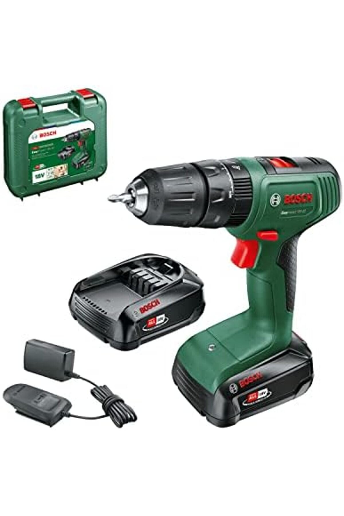Mrtshoppng And Easyi̇mpact 18V-40 Akülü Darbeli̇ Matkap (2 2.0 Ah Pi̇l, 18 Volt Si̇stem, Kasa İçi̇nde) Mr
