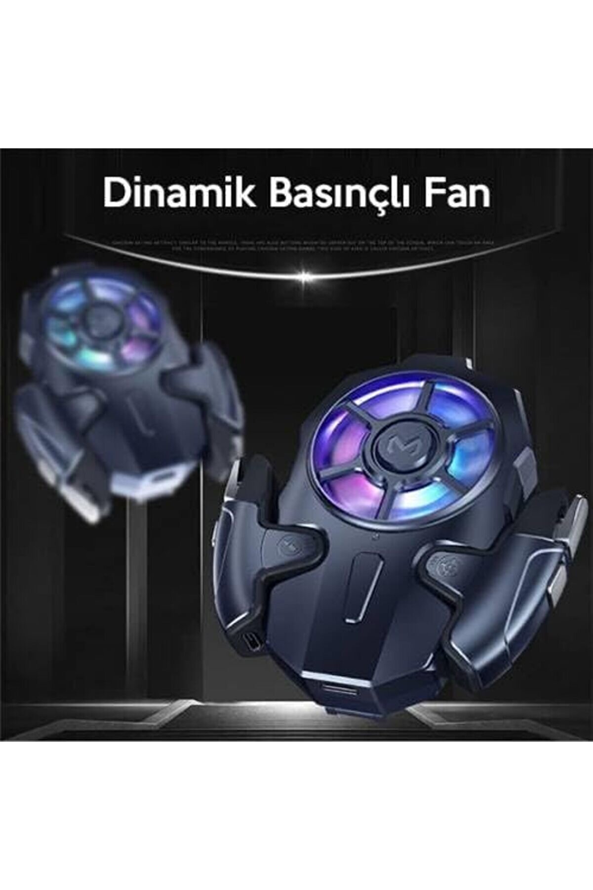 Ayarlanabi̇li̇r Rgb Işıklı 400Mah Bataryalı Telefon Soğutucu Ayarlanabi̇li̇r Joysti̇ck Teti̇k Gamepad 117