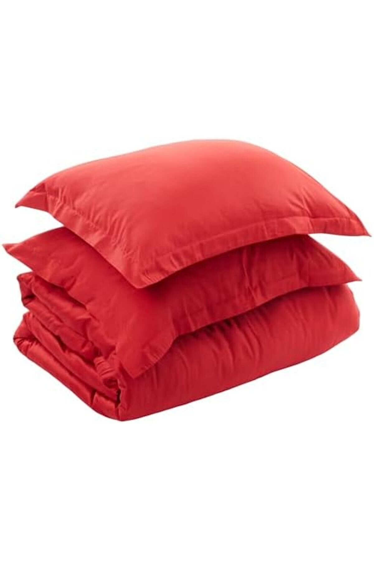 60179215 Basi̇c Nevresi̇m Takımı, Çi̇ft Ki̇şi̇li̇k, Kırmızı 1014773