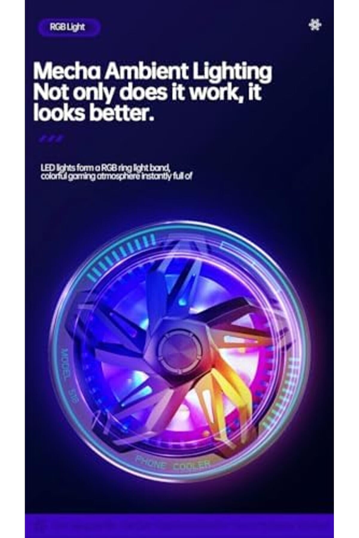 Profesyonel Kablolu Yarı İletken Şok Buzlama İphone Uyumlu Soğutucu Fan Gamer Oyuncu Radyatör Şok So