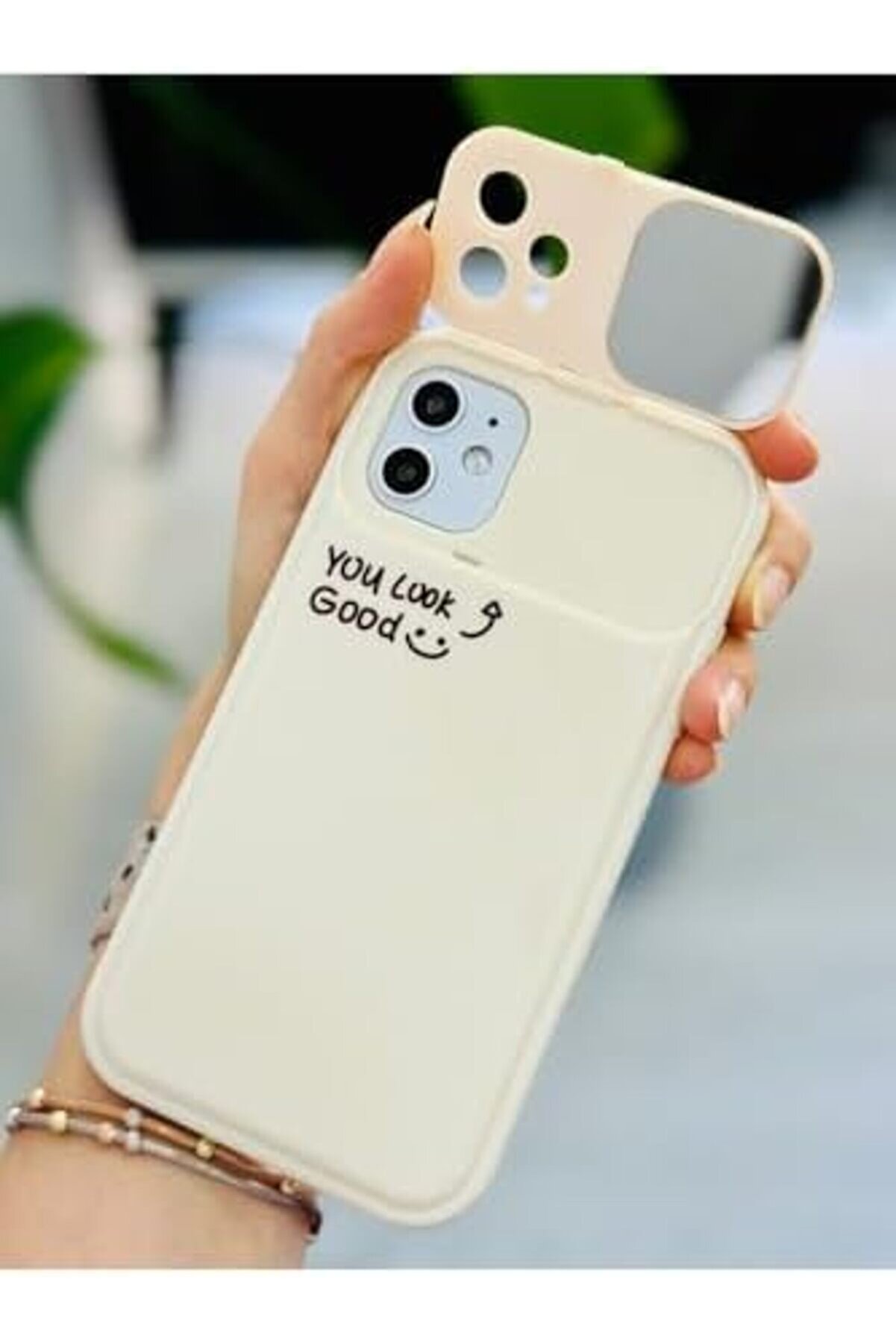 Aksesuar 11 İle Uyumlu Aynalı Tasarım Darbe Önleyi̇ci̇ Si̇li̇kon Kılıf 1014773