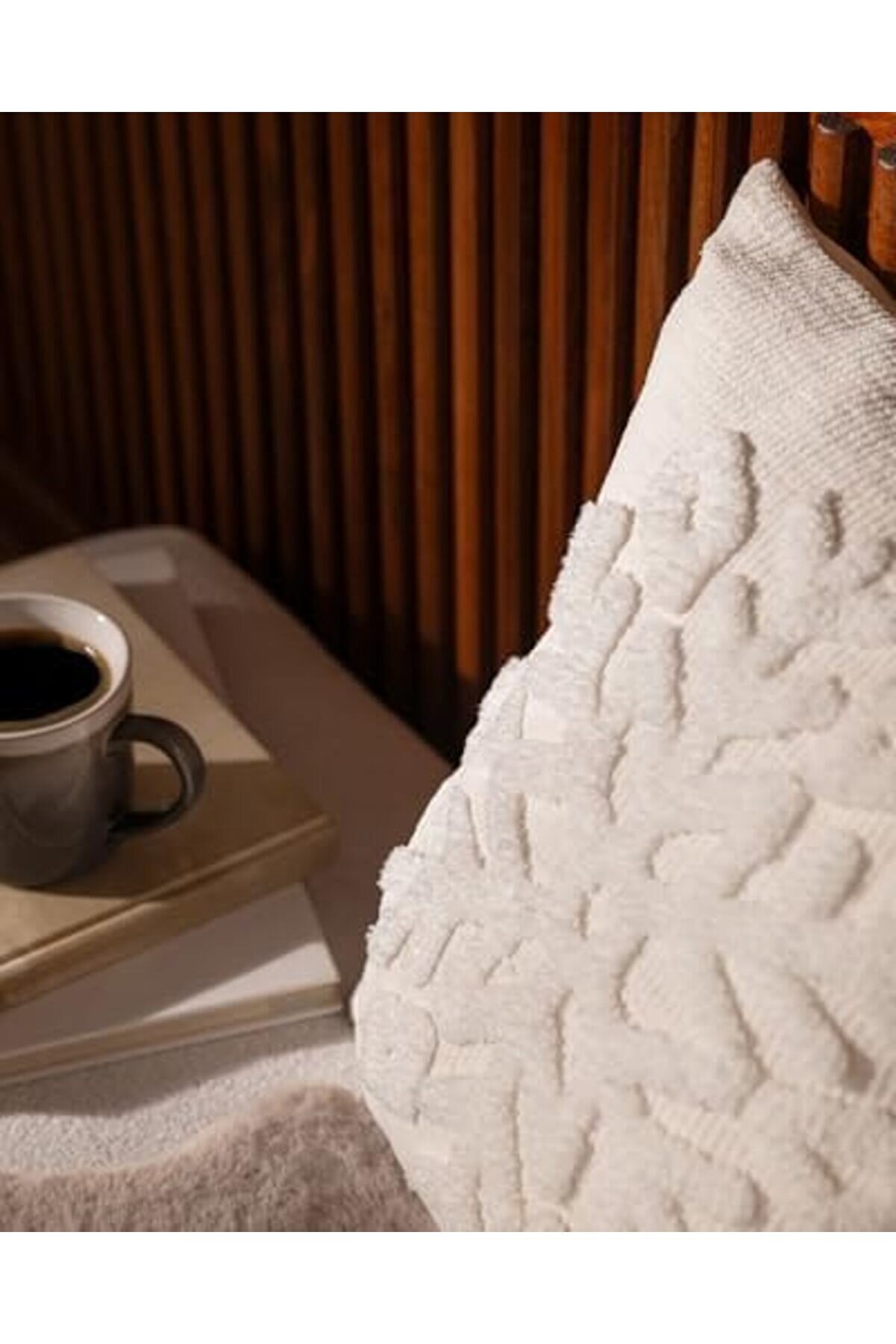 Coco Ri̇quewi̇hr Kırlent Kılıfı - Beyaz - 45X45 Cm 1014773