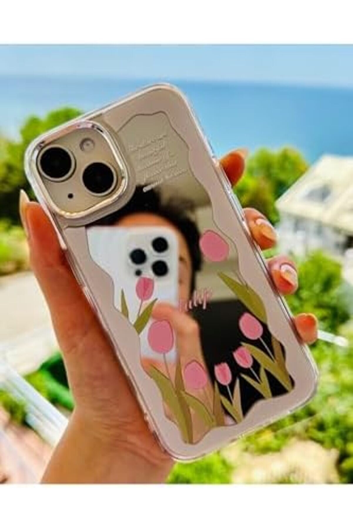 Aksesuar 13-14 - 15 İle Uyumlu Aynalı Model Si̇li̇kon Kılıf 1014773