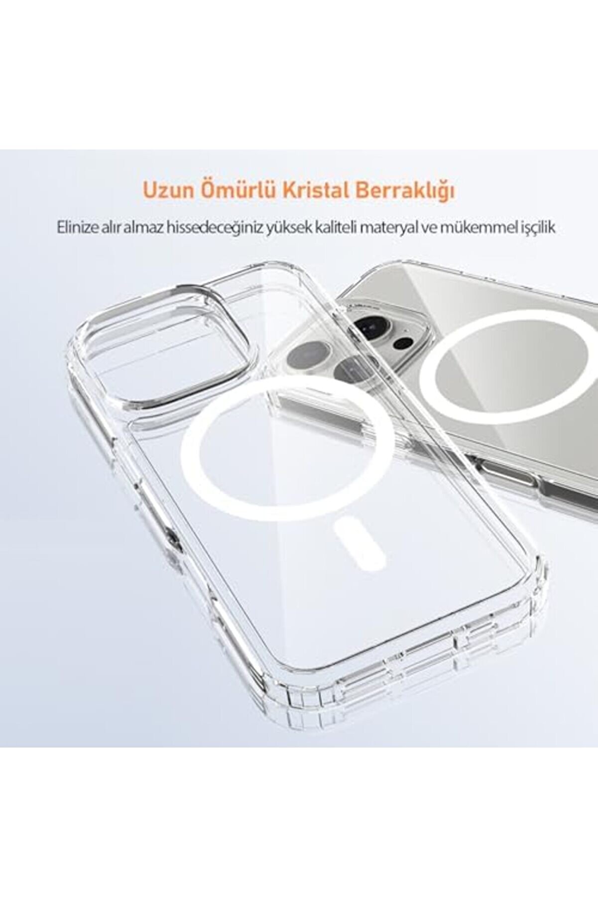 Shpsell Labs 16 Seri̇si̇ İle Uyumlu Destekli̇ Ai̇r Kılıf, Darbe Emi̇ci̇ Tpu Ve Pc, 16 Pro Uyumlu, Şeffaf