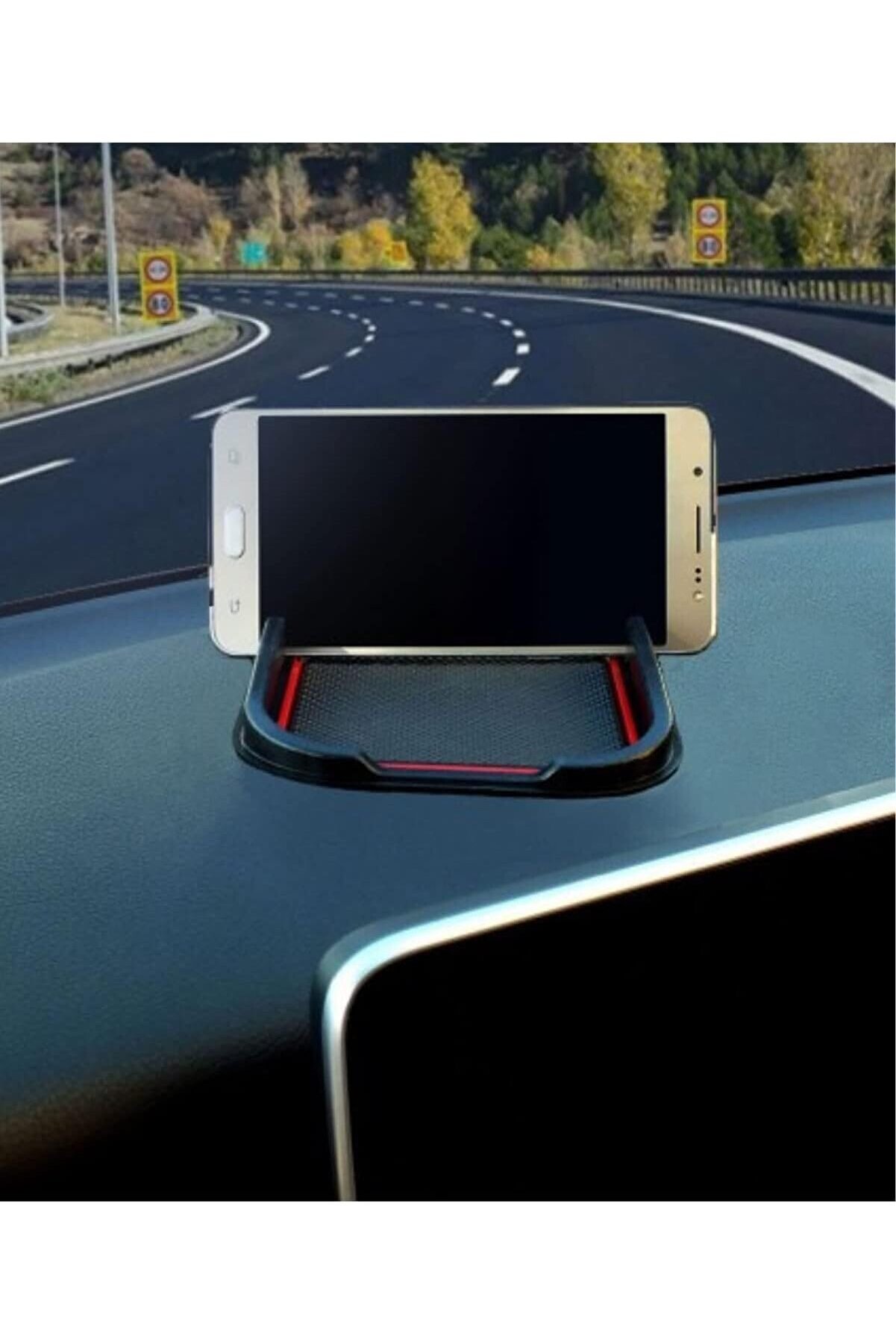 STOREMAX Araç Içi Telefon Tutucu Havuzlu Kaydırmaz Telefon Ped Pratik Kaydırmayan Pad 1014773