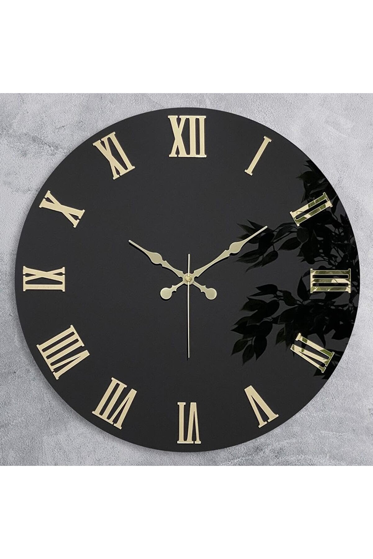 STOREMAX 46 cm Gerçek Ayna Pleksi Rakam Dekoratif Duvar Saati 1014773