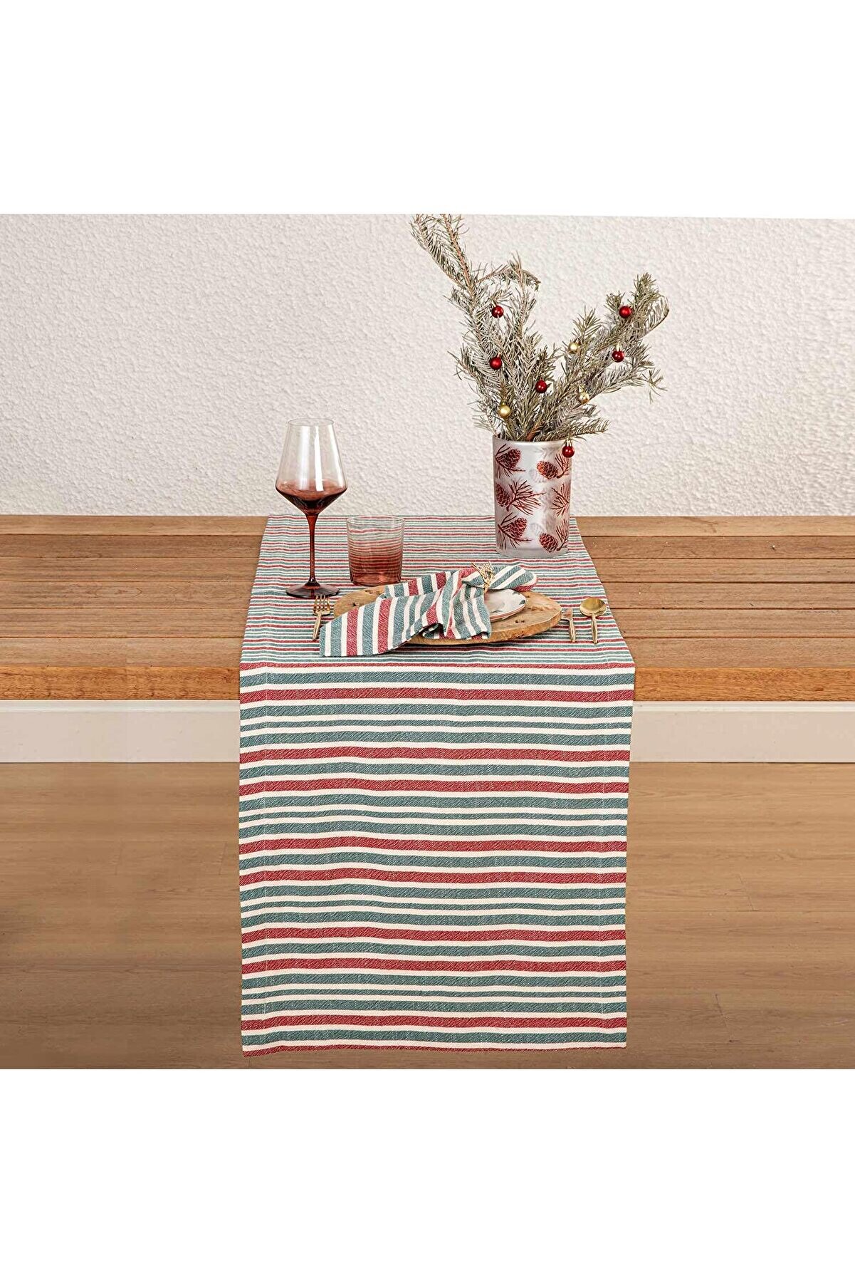 STOREMAX Bande Runner 50x180 cm Ekru/Yeşil 1014773