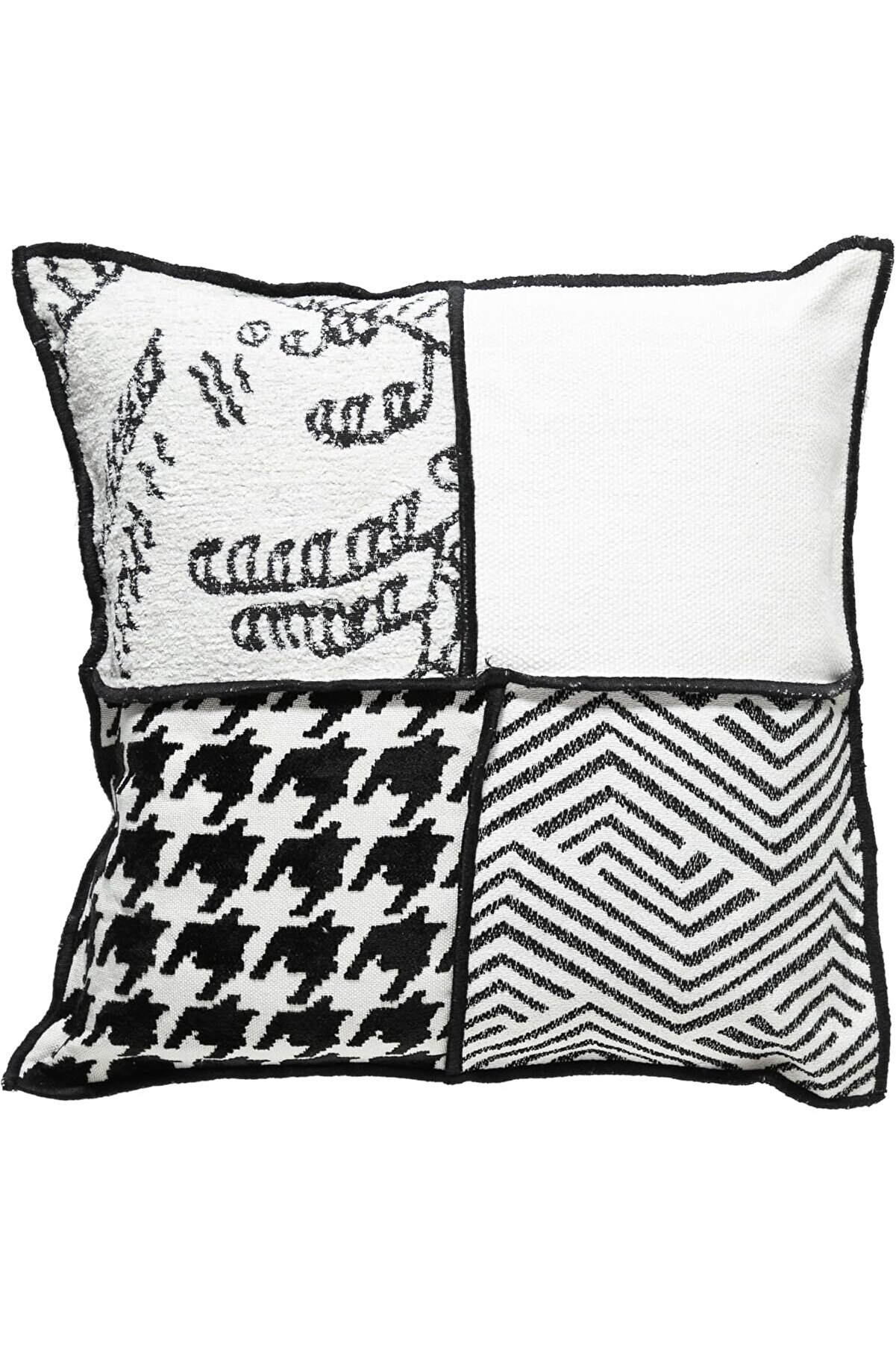 STOREMAX Concept Pam Kırlent Siyah Beyaz 45 x 45 cm 1014773