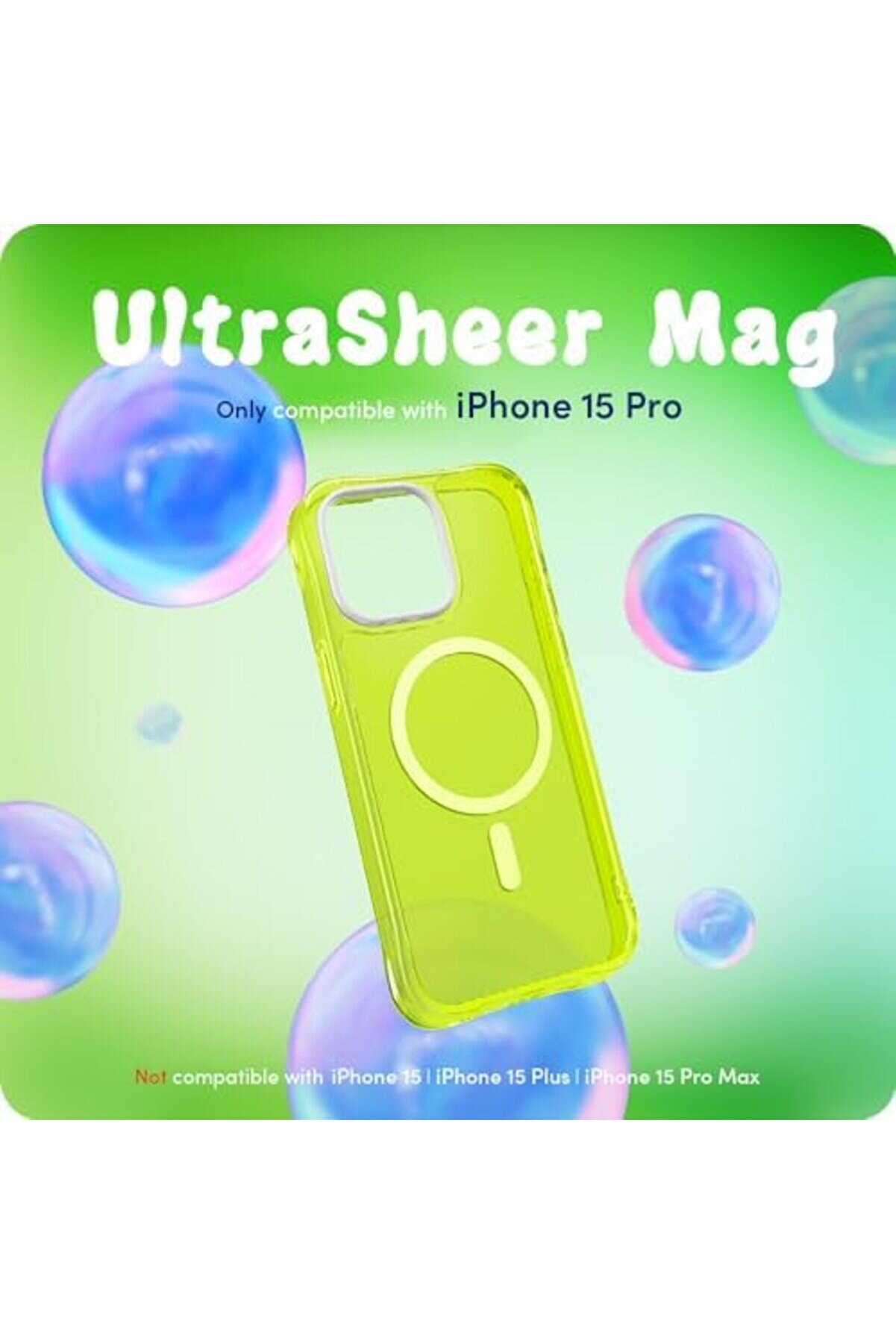 Ci̇el By 15 Pro Kılıf Ultra Sheer Mag &Ouml;zelli̇kli̇ Li̇me - Acs06