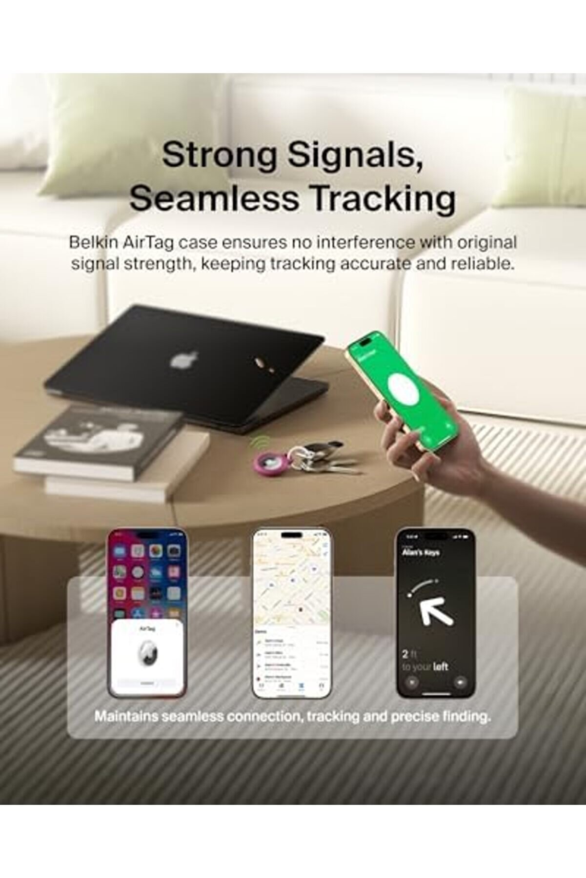 İçi̇n Anahtarlıklı Kılıf - Pembe 1014773