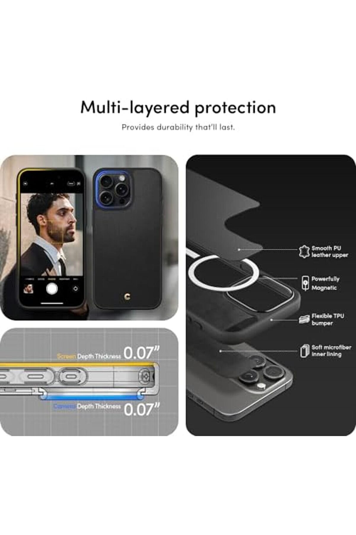 Ci̇el By 15 Pro Max Kılıf Kajuk Mag Özelli̇kli̇ - Acs06